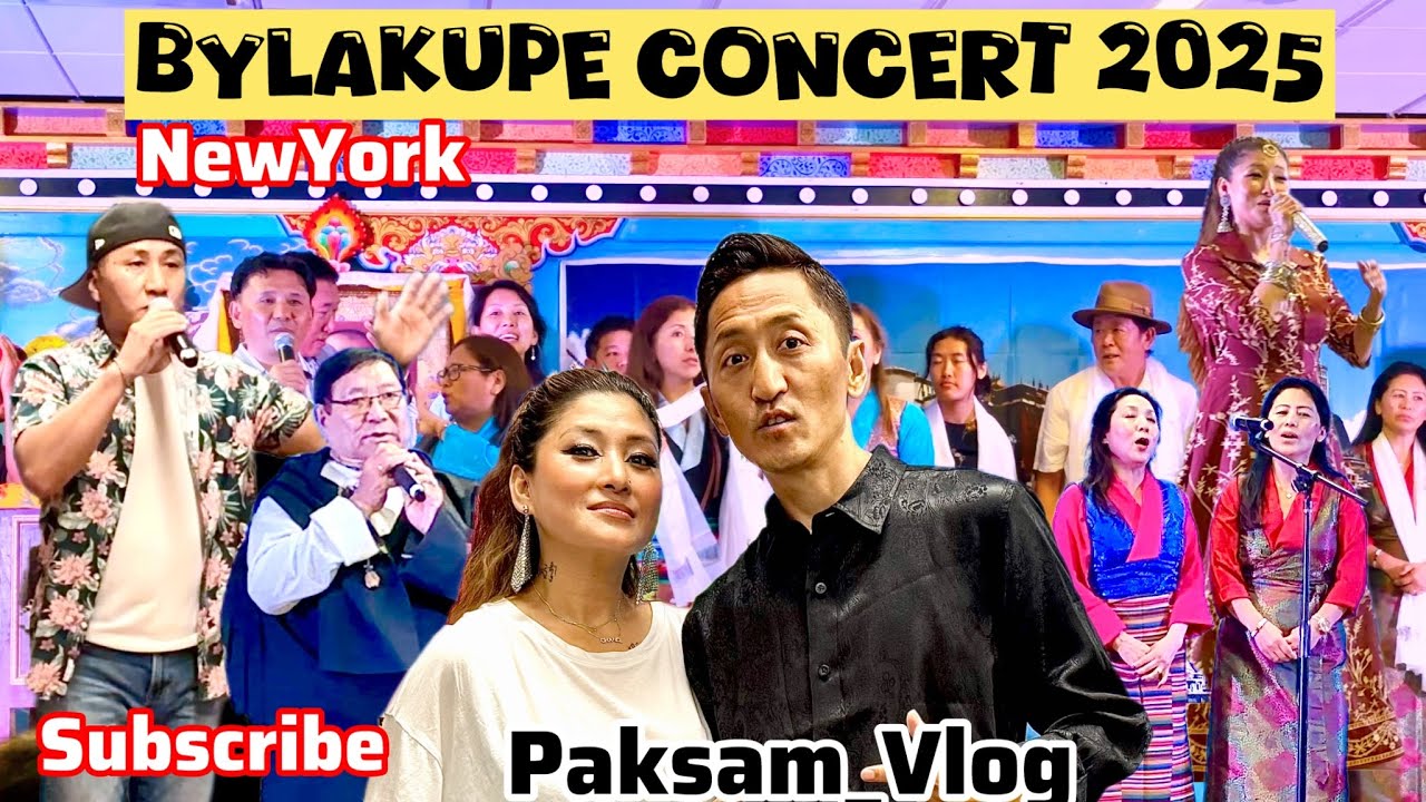 NEW YORK BYLAKUPPE CONCERT 2025 #tibetanvlogger #tibetan