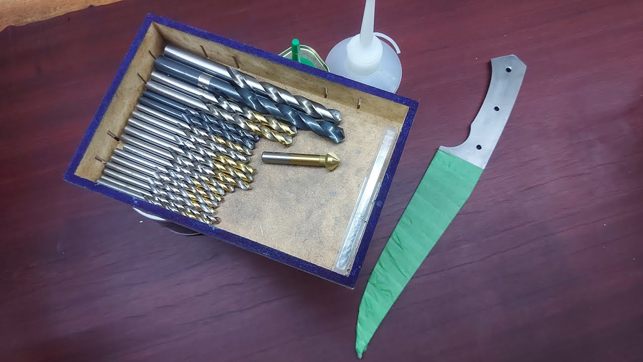 MELHOR BROCA para furar AÇO carbono e inox que já usei foi éssa