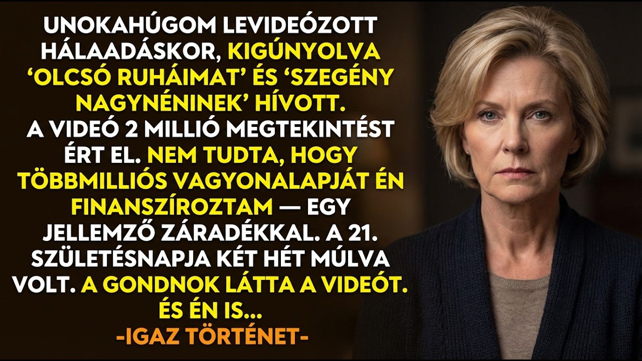 Az ő igaz története 👵💔 Unokahúgom gúnyolta „szegény nénjét”—majd elvesztette az alapot.