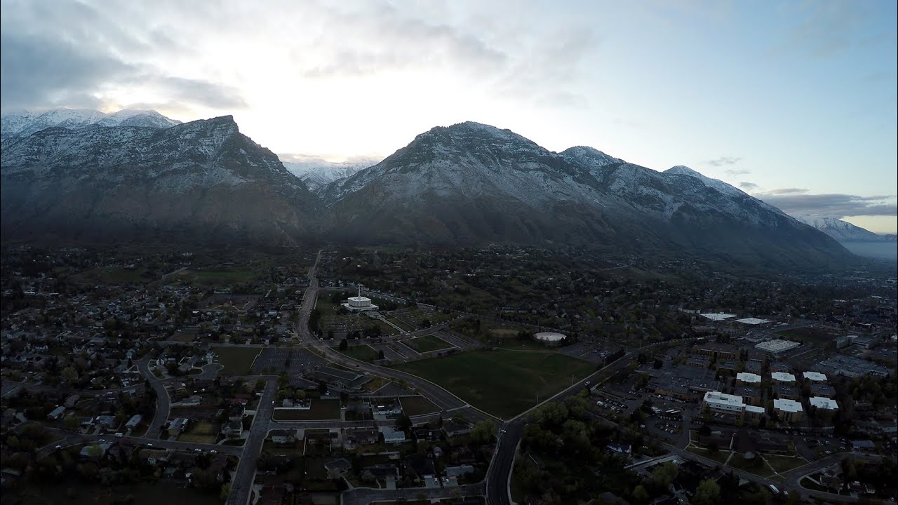 Aerial Tour of Provo, Utah - 4K