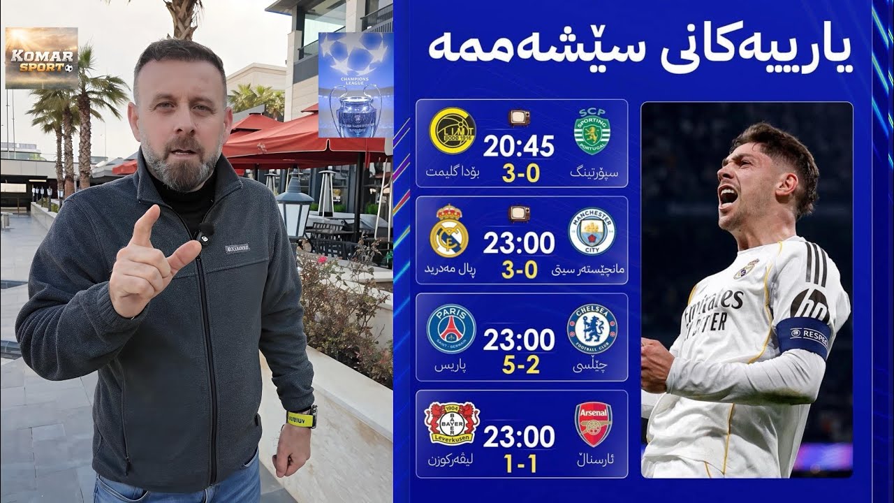 هەواڵی خێرا 🚨🚨چامپیۆنزلیگ - قۆناغی ١٦🔥🔥