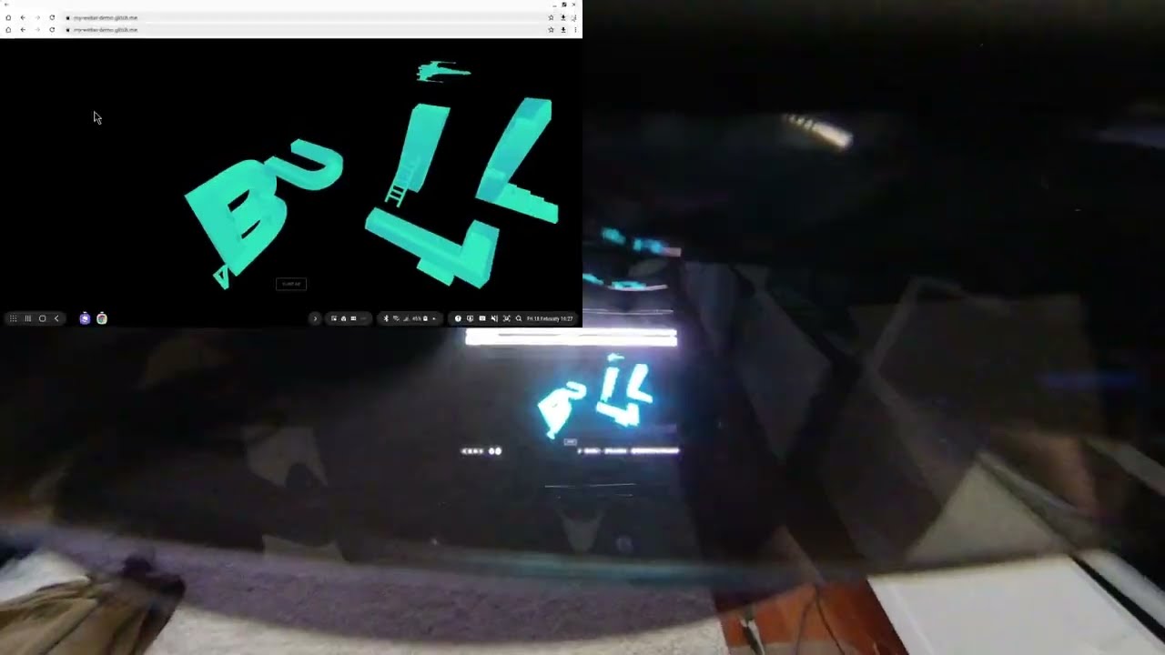 Rokid Air Dex WebXR AR Demo
