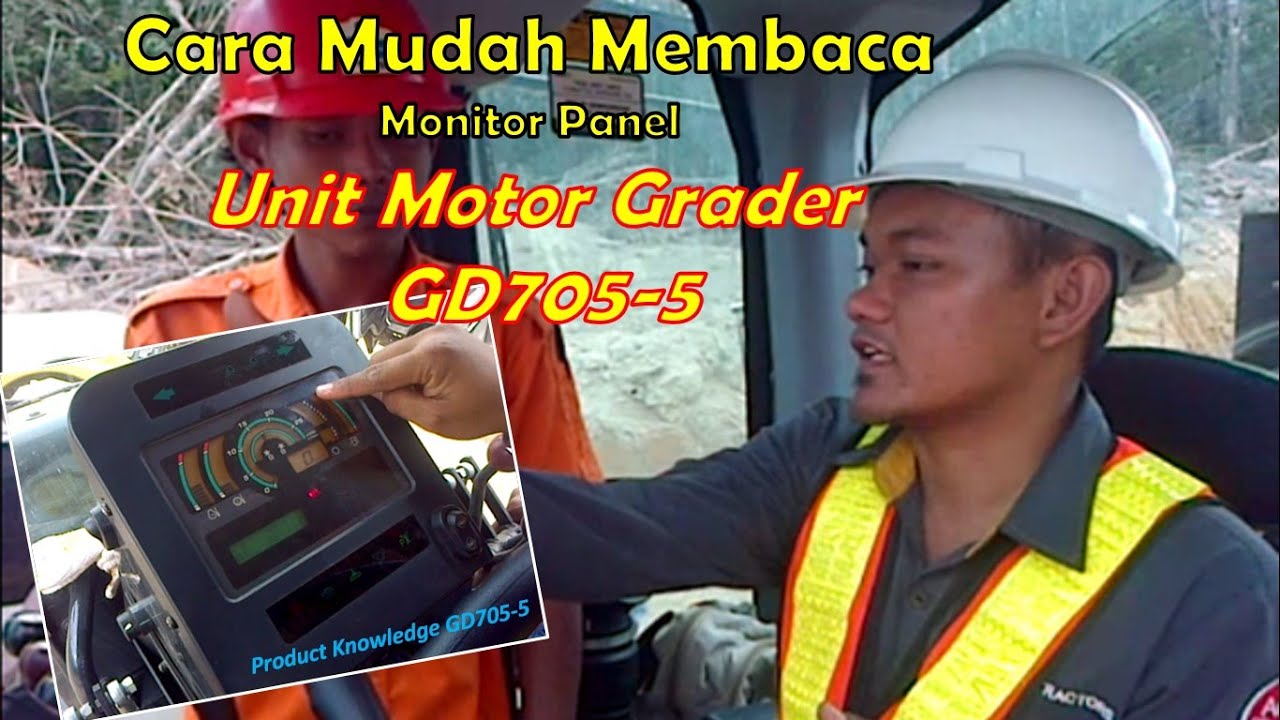 Monitor Panel Motor Grader GD705-5