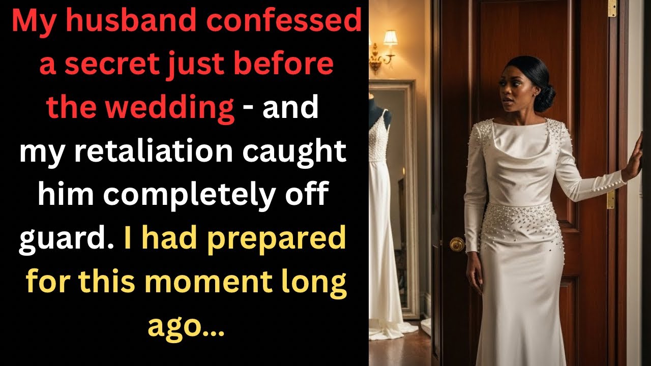 Before The Wedding, I Overheard My Husband's Confession - My Response Stunned Everyone.