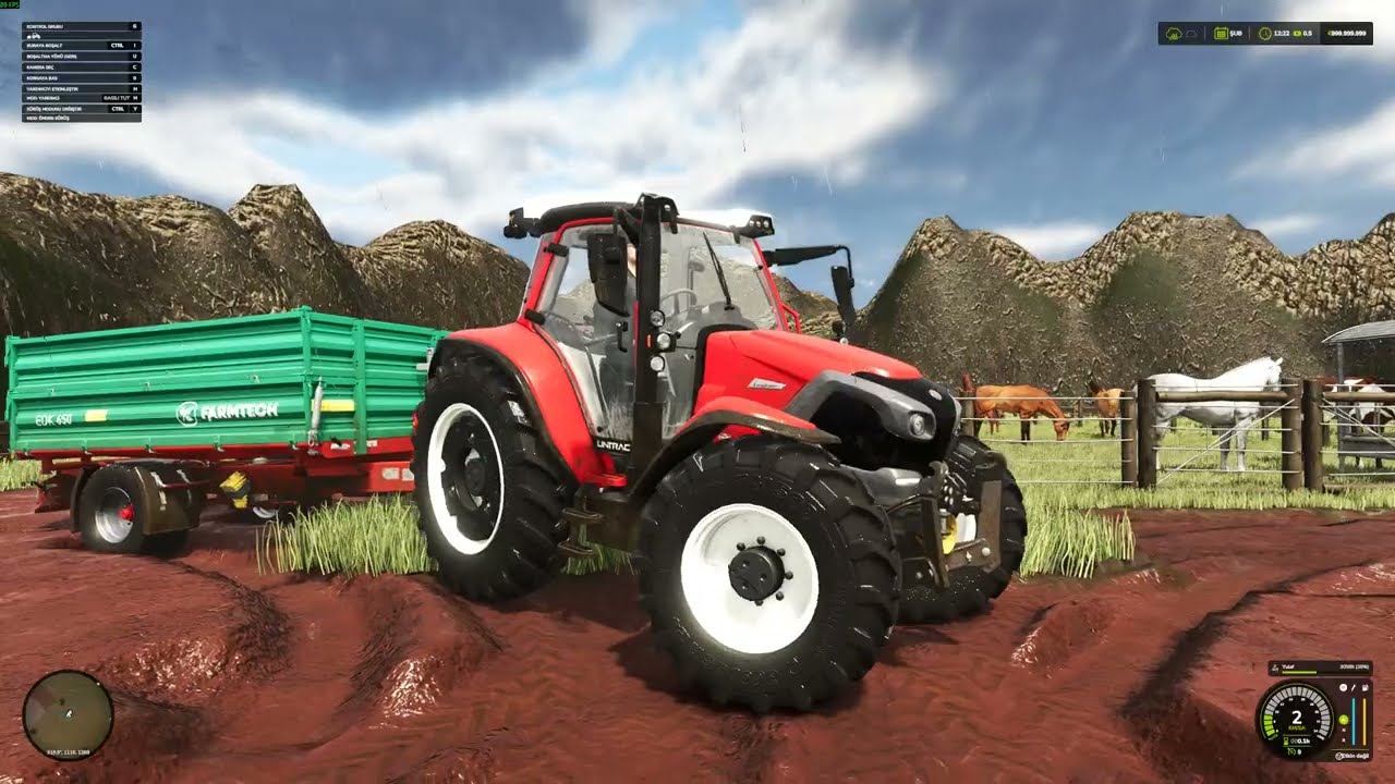 Farming Simulator 25   RESHADE ULTRA REALİCTİC GAMEPLAY  -LİNDLER LİNTRAC 130  -