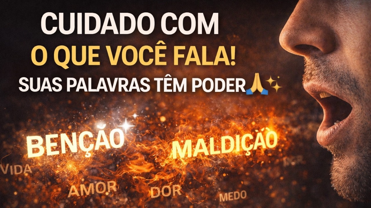Cuidado Com o Que Você Fala! Suas Palavras Têm Poder 🙏