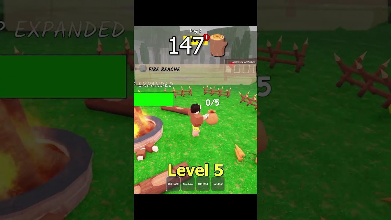Campfire Level 1 to Max Level In 99 Nights In The Forest