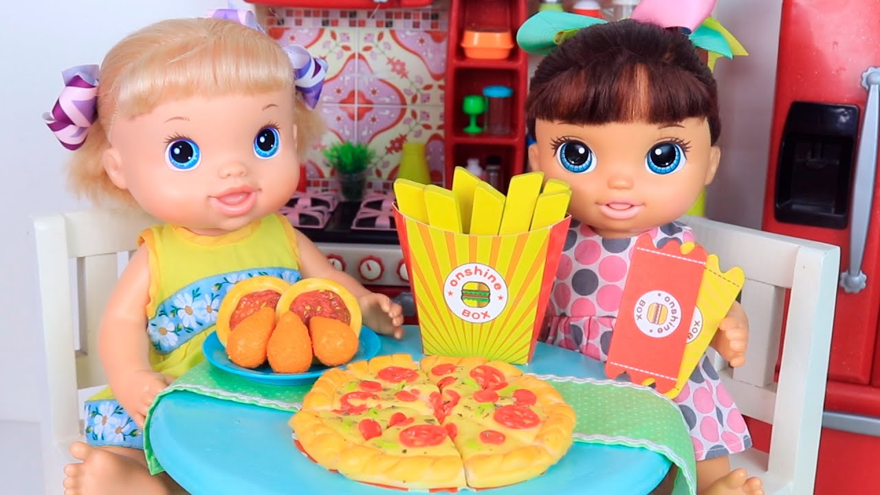 BABY ALIVES PEDEM PIZZA NA QUARENTENA!