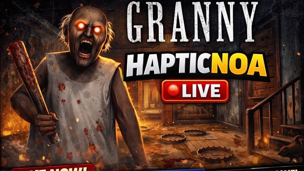 Can i Escape Granny? 🔥 Horror Game Live | HapticNOA