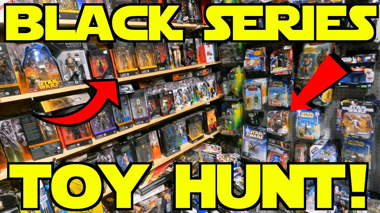 БОЛЬШАЯ охота за игрушками Star Wars Black Series с друзьями на YouTube! Потрясающие магазины игр...
