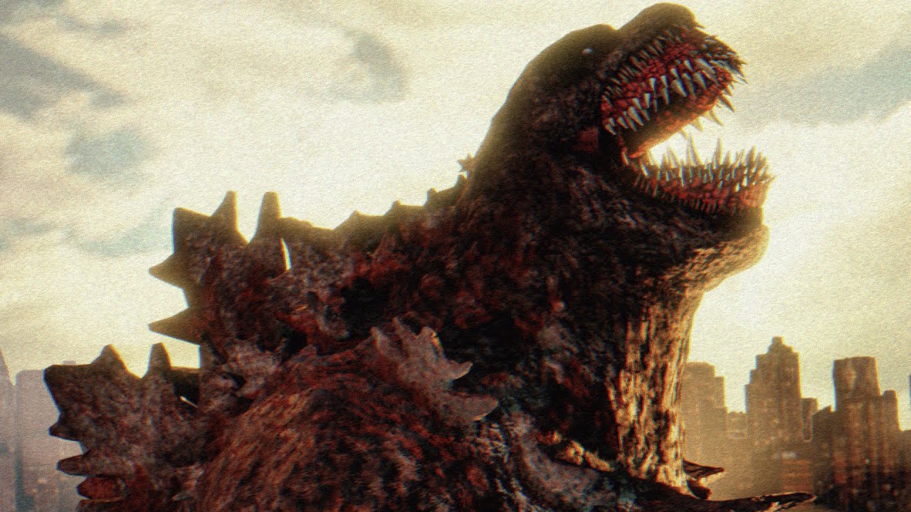 Infectus Godzilla attacks New York (The Invasion of Godzilla second anniversary)