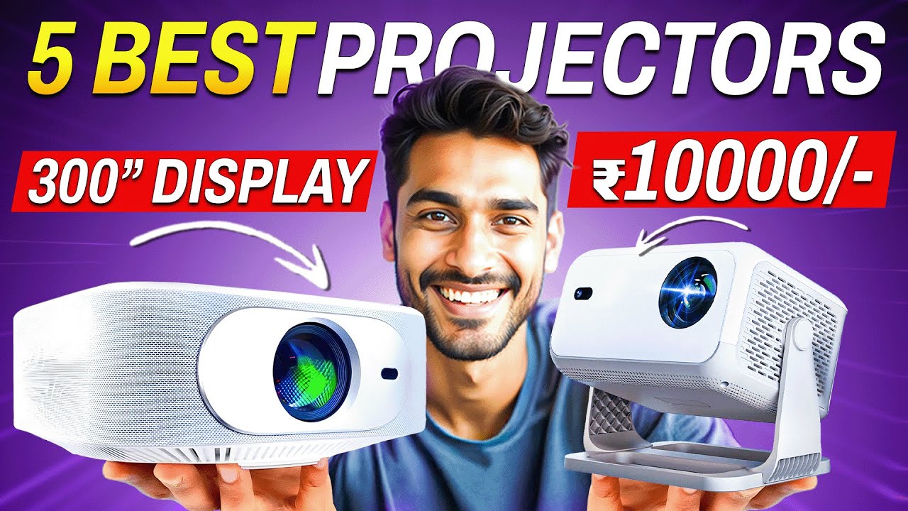 Best Projector Under 10000🔥Best Android Projectors 2025🔥Best Projector For Home Theatre🔥4K Projector