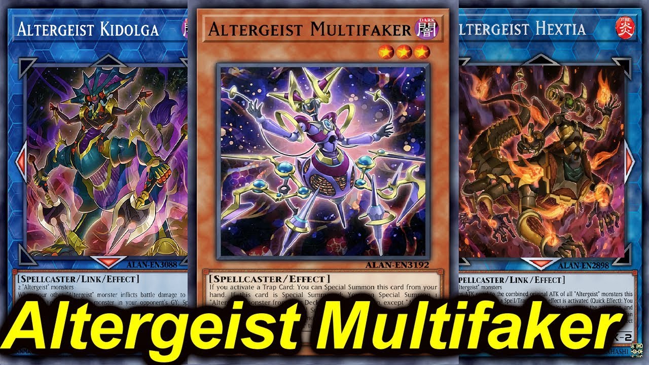 【YGOPRO】ALTERGEIST MULTIFAKER DECK 2018