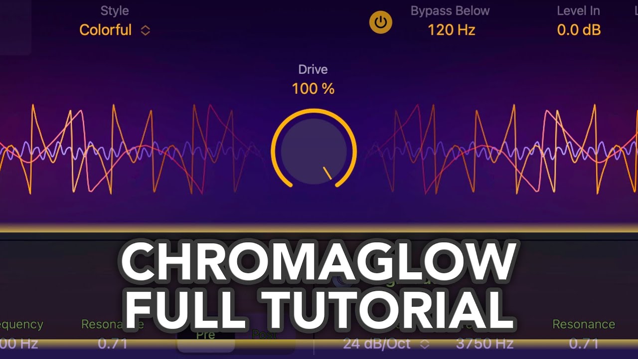 Logic Pro 11 // ChromaGlow — насыщенность и искажение (ПОЛНОЕ РУКОВОДСТВО)