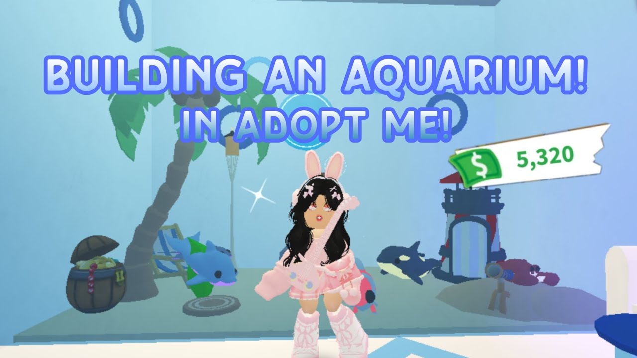 Building my dream aquarium in Adopt me 🐟🫧 | This is really lovely 😍