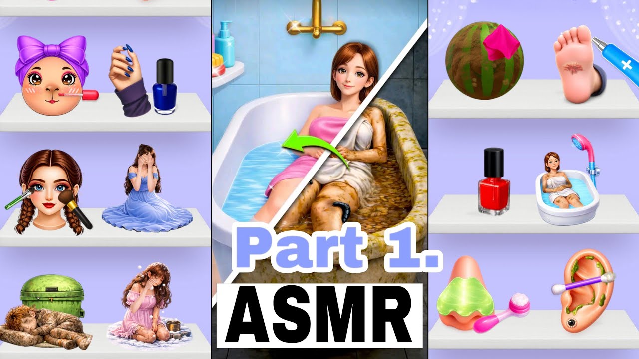 Skin Makeover: ASMR Saloon Gameplay Part 1