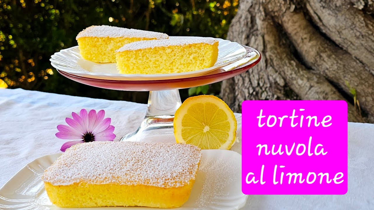 Tortine nuvola al limone, leggere e senza glutine