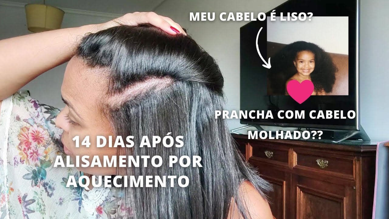 O QUE EU APRENDI APÓS 14 DIAS  DO ALISAMENTO POR AQUECIMENTO - TÉCNICA DA  @yarabalbino6202