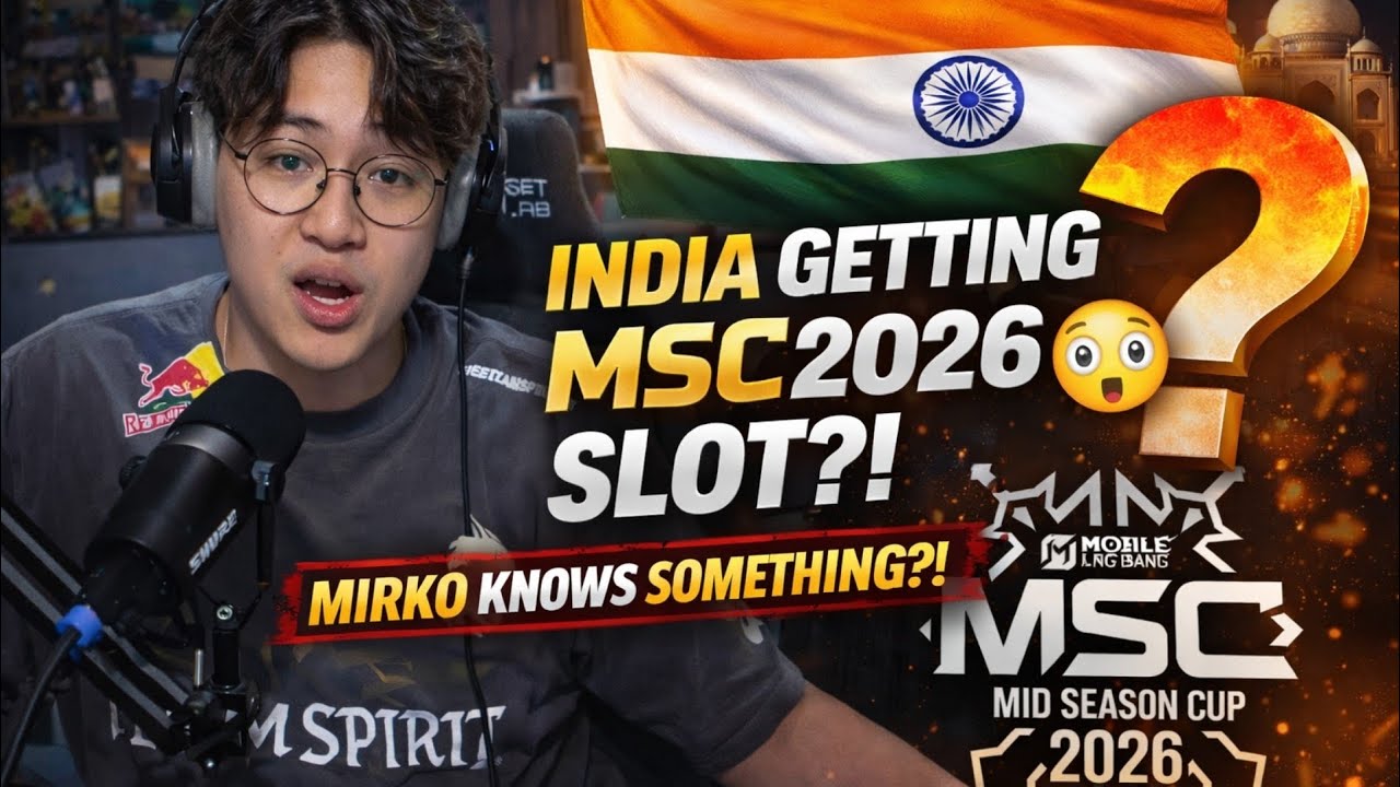 INDIA GETTING MSC 2026 SLOT?! 😳 MIRKO DROPS BIG HINT!