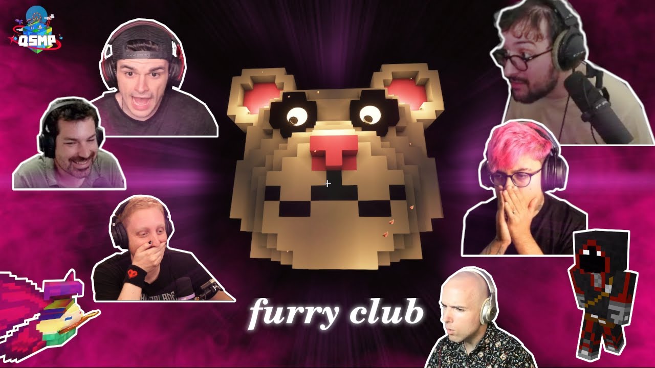 QSMP: furry club all funny reactions - Maximus / Aypierre / Foolish / BadBoyHalo / Etoiles /  ...