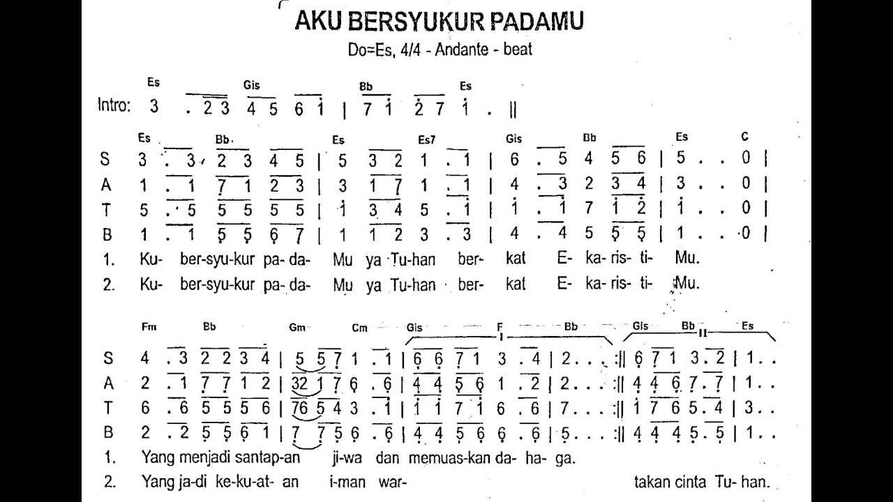 AKU BERSYUKUR PADAMU