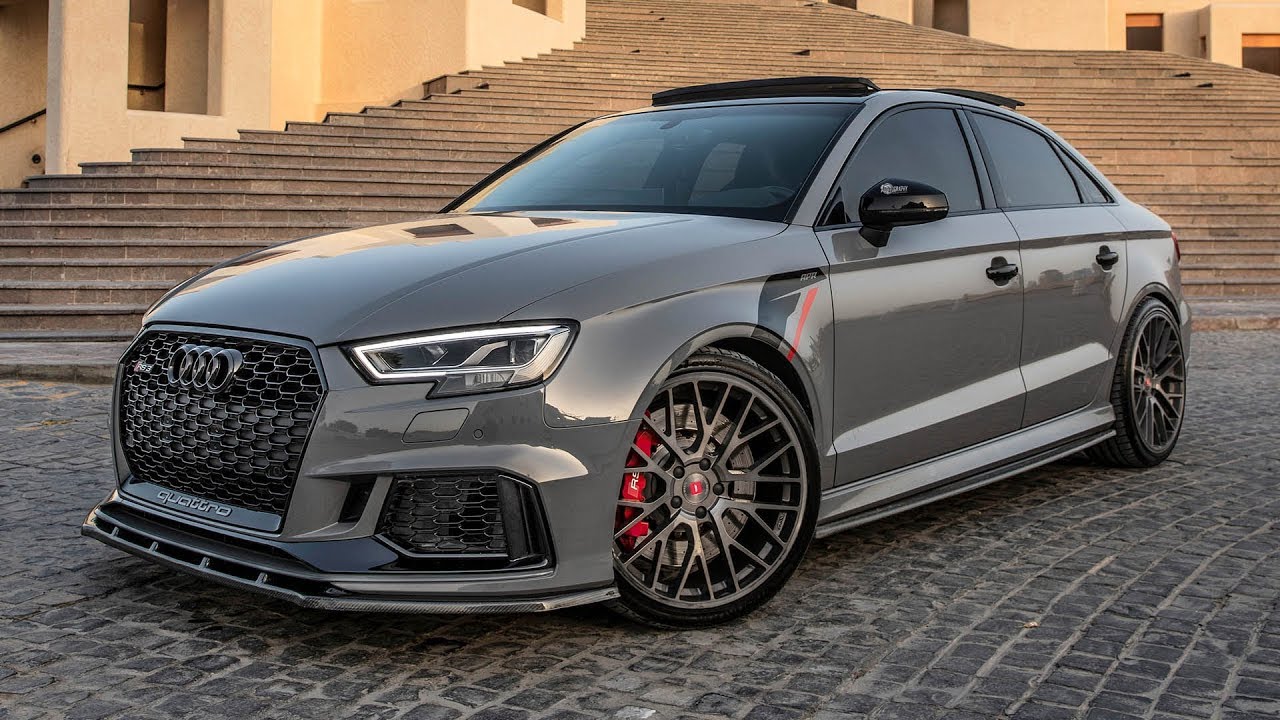 LAST RIDE in a FUTURE LEGEND - AUDI RS3 SEDAN - CARBON FIBER BODYKIT + NARDO GREY - 5pot monster