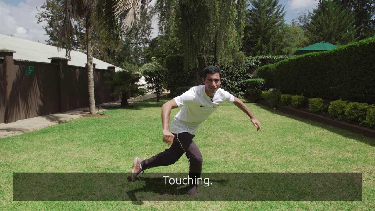 Running excercises with Marc Roig