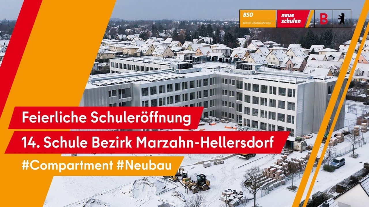 #BerlinerSchulbauoffensive: 14. Schule in Marzahn-Hellersdorf