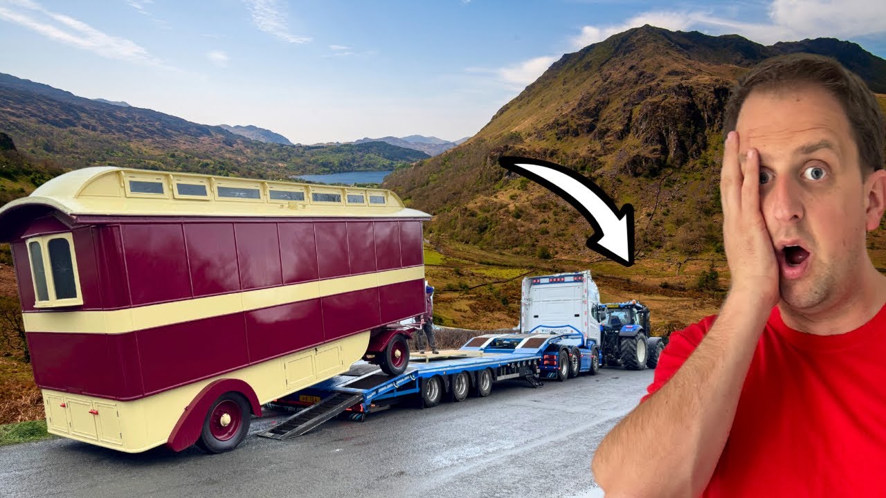 BIG DELIVERY IN THE WELSH VALLEYS | TRACTOR NEEDED! | #truckertim