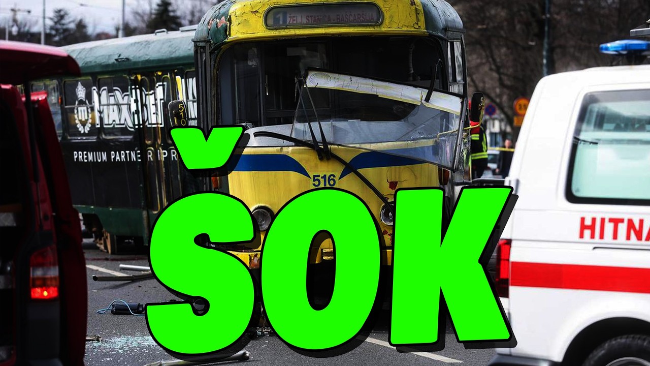 KOBNI Tramvaj 50 PUTA isključivan TEGELTIJA prozvan Kavazović BABE bez ZUBA su