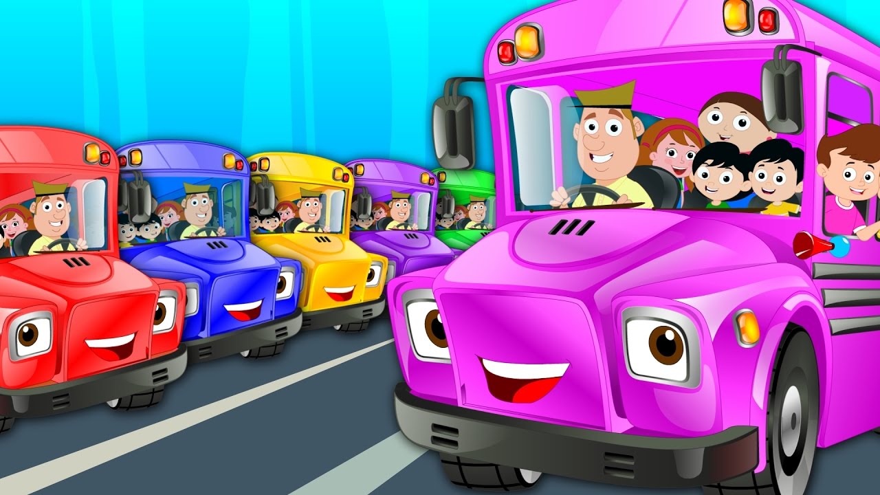 The Wheels On The Bus | Nursery Rhymes | Kids Songs | Kids Tv Nursery Rhyme Videos For Kids