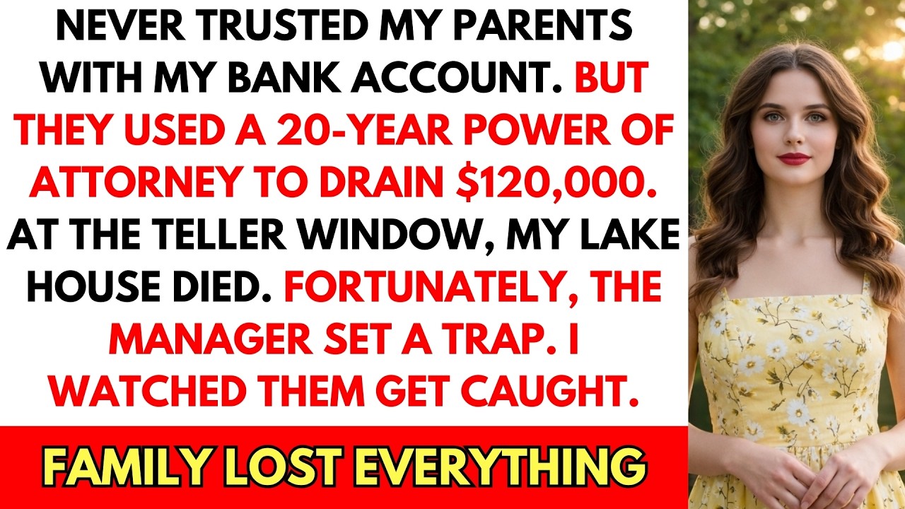 My Parents Used My Savings to Rescue My Sister—The Bank Manager Froze