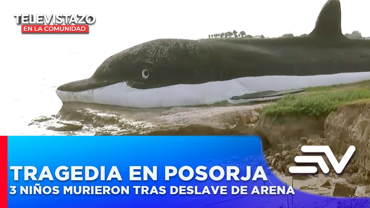 Tragedia en Posorja: 3 niños murieron tras deslave de arena y rocas | Televistazo | Ecuavisa