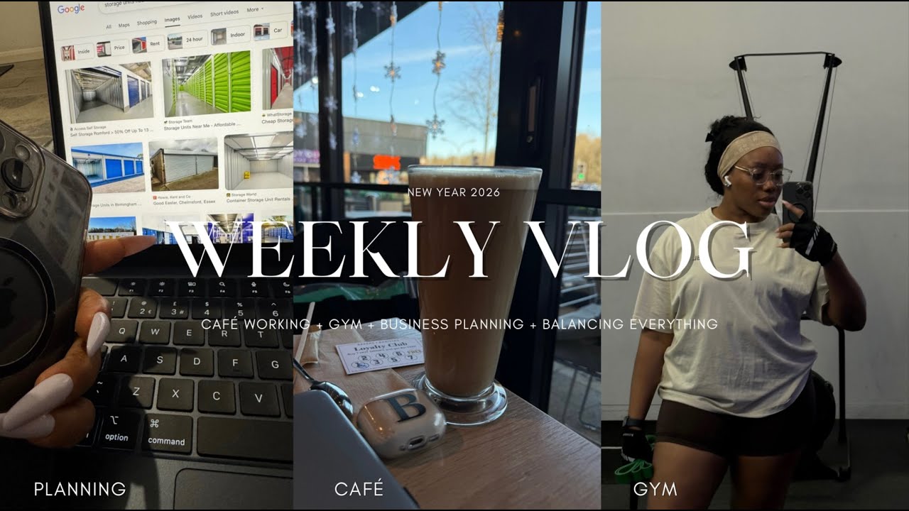Weekly Vlog | New Year 2026, Back to Routine, Café Work, Gym & Planning
