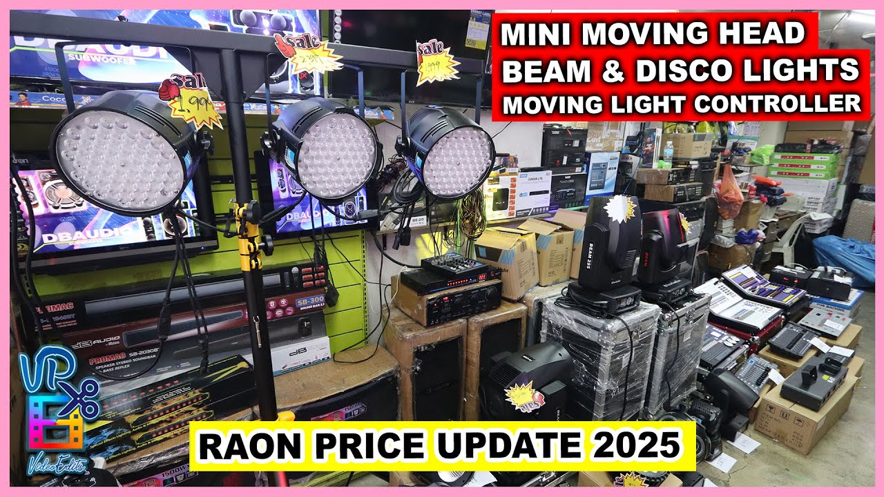RAON PRICE UPDATE 2025 | Mini Moving Head, Beam & Disco Light | Capiosa General Merchandise | Part 4