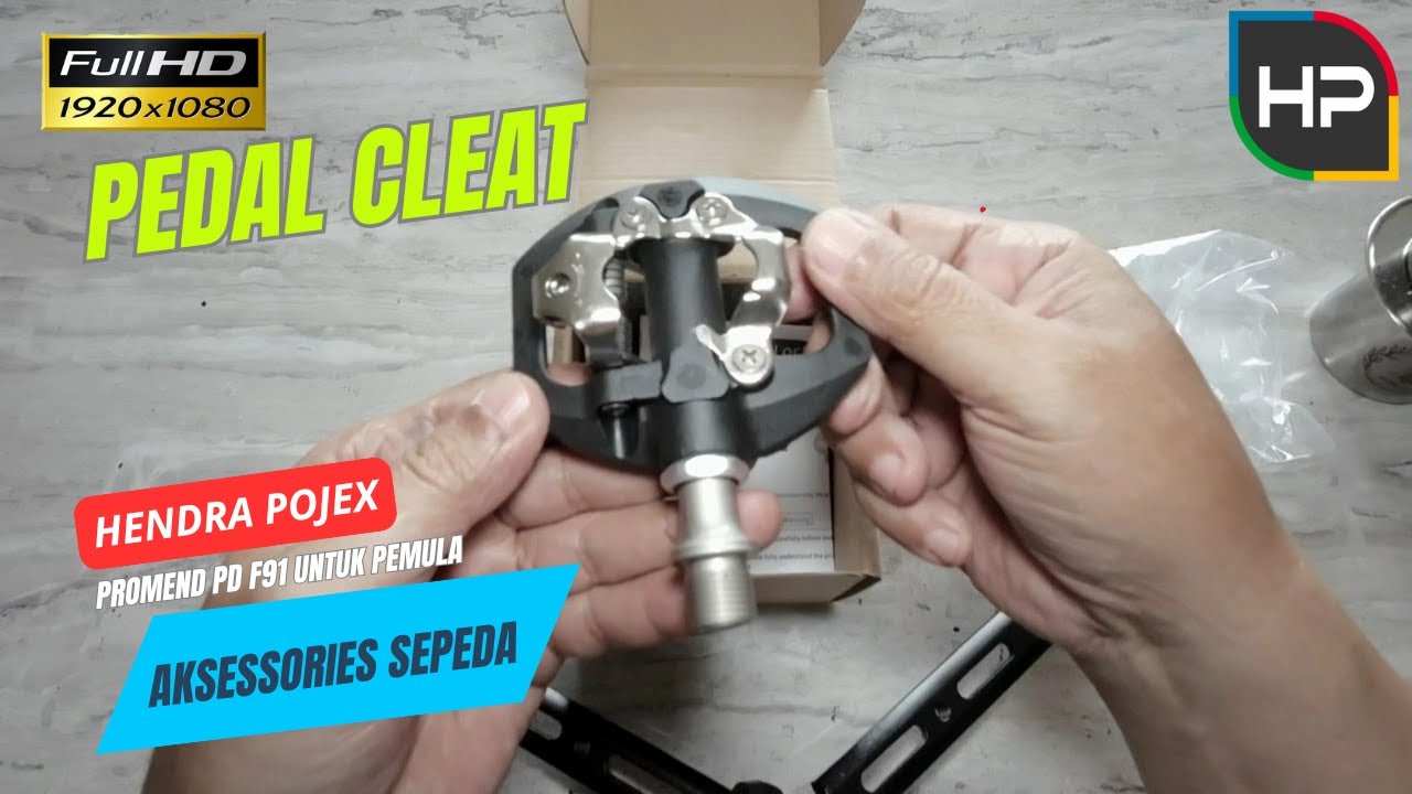 Promend PD F91 Pedal Cleat Untuk Pemula Yang Masih Bisa Dipakai Menggunakan Sendal Jepit Sekalipun
