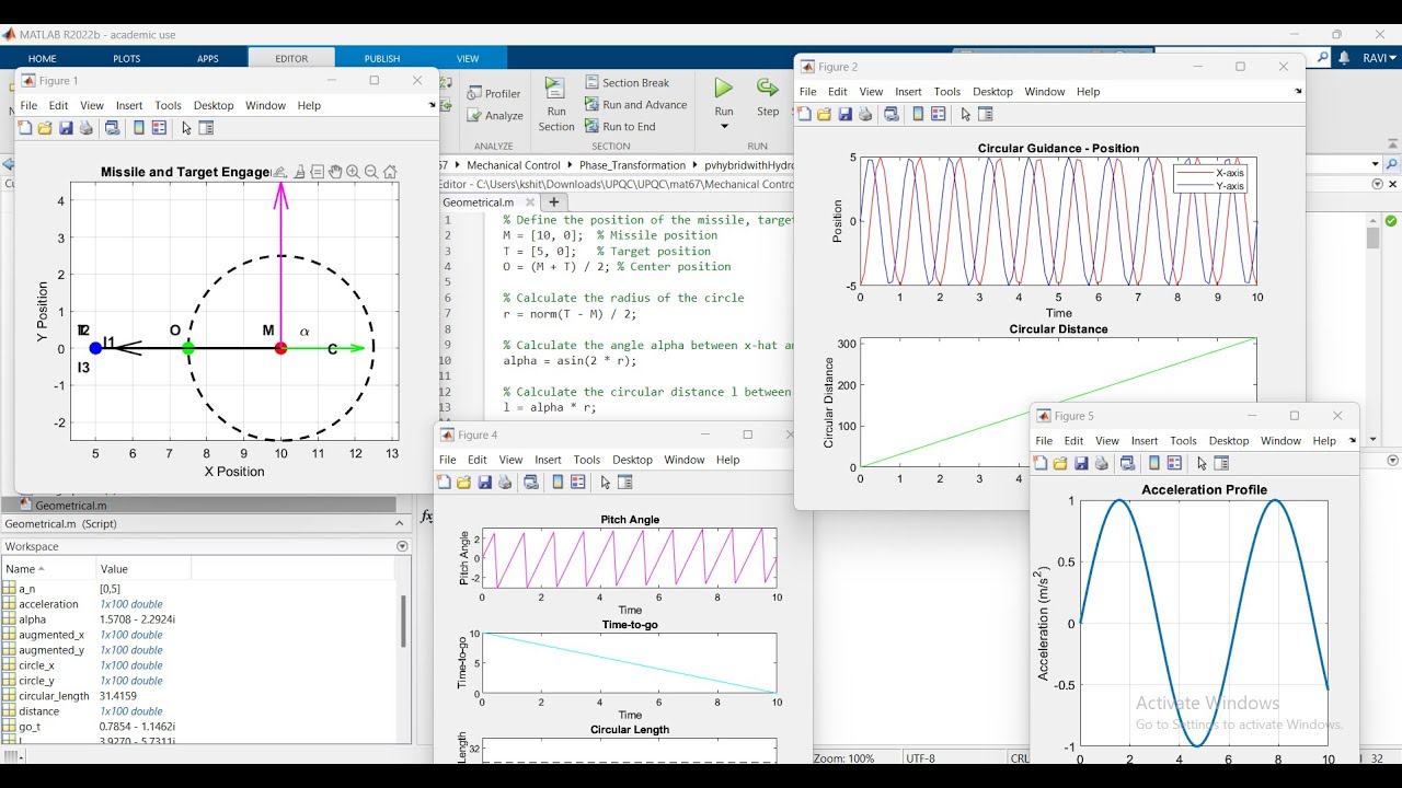 Lunar Soft Landing Guidance in MATLAB | MATLABSolutions