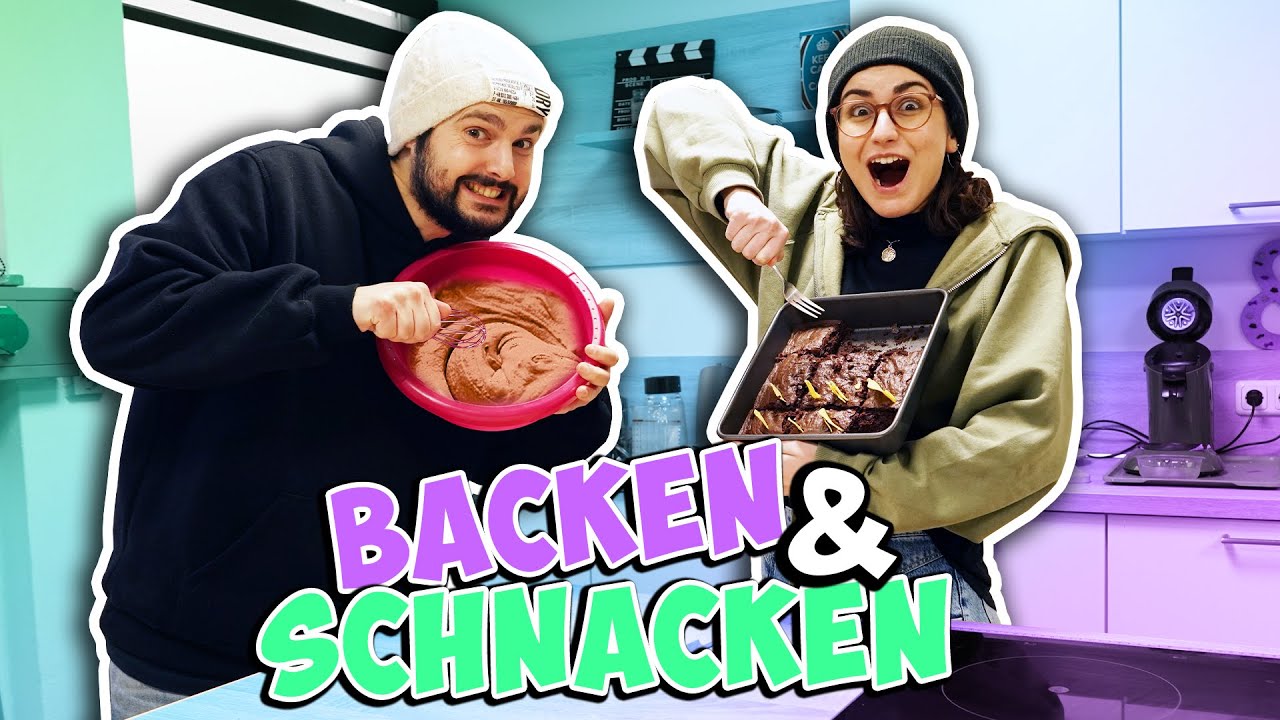 KAAN & DANIA BACKEN Brownies & SCHNACKEN.. über Traumberufe! Absolutes Chaos oder Profi Bäcker?! Q&A