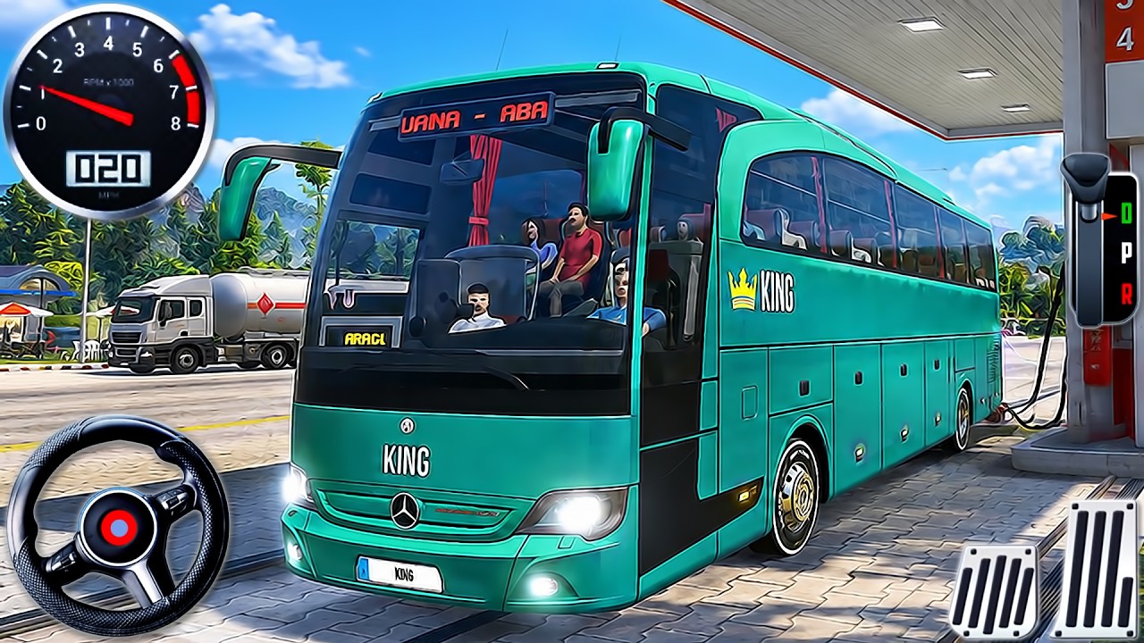 Bus Simulator : Ultimate #25 - Coach Bus Mercedes Road Driving - Android GamePlay