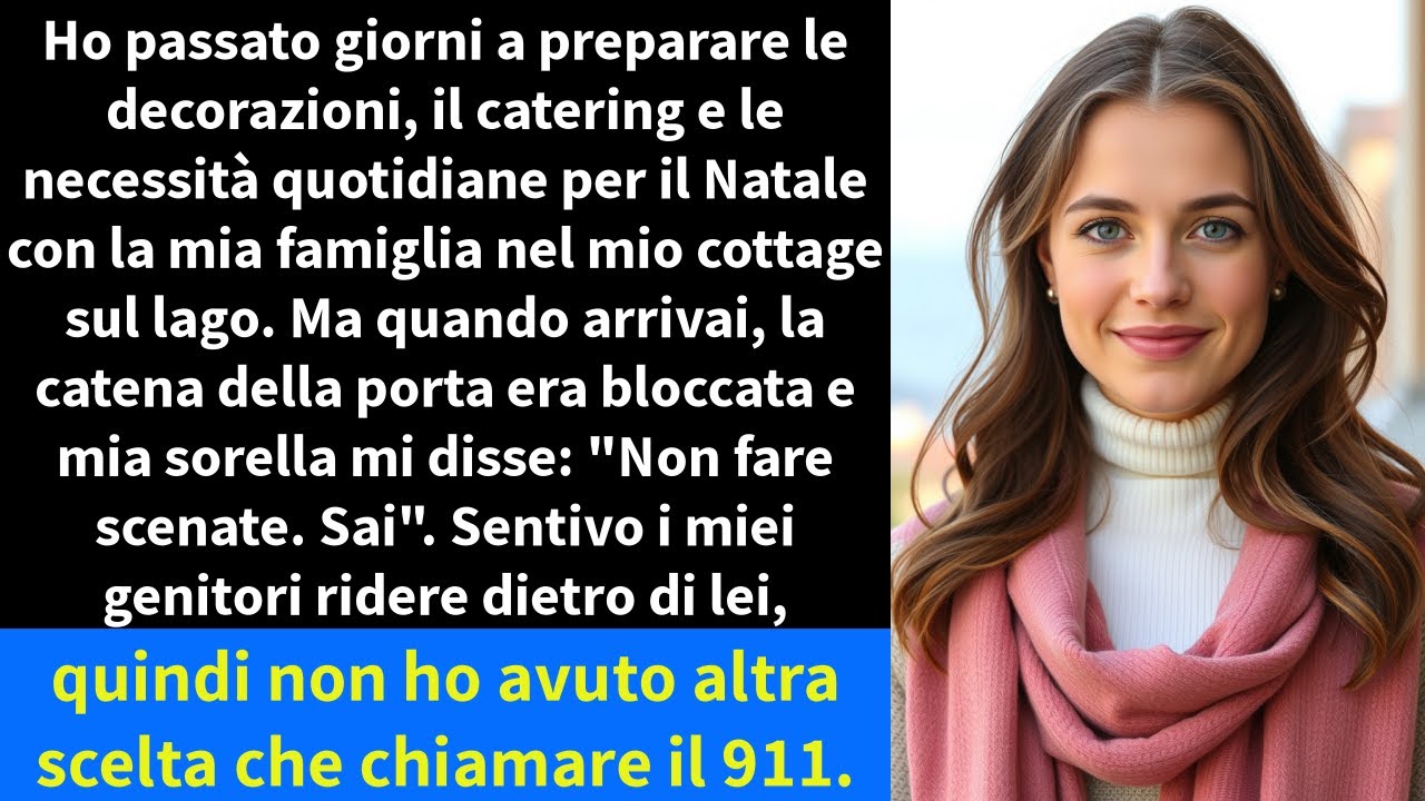 Ho passato giorni a preparare le decorazioni, il catering e le necessità quotidiane per il Natale