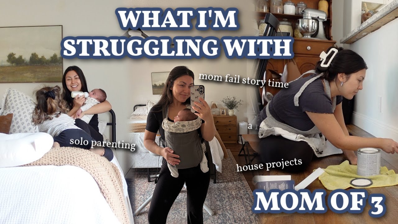 Honest Motherhood: Days in My Life as a Mom of 3 (Newborn Season)
