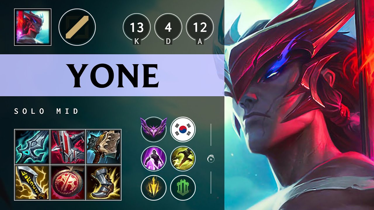 Yone Mid vs Akali - KR Master Patch 25.09