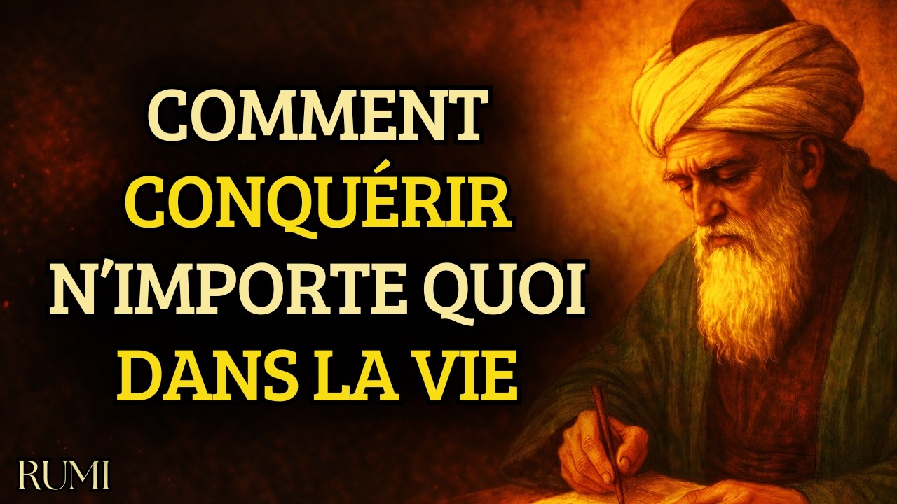 Le Secret de Rumi pour CONQUÉRIR N’IMPORTE QUOI dans la Vie (CESSEZ DE RESTER EN ARRIÈRE | SOUFISME)