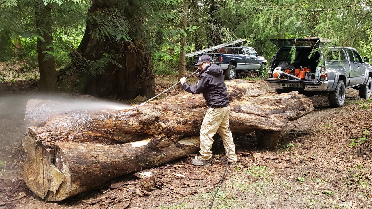 Milling 5+ foot maple with 48