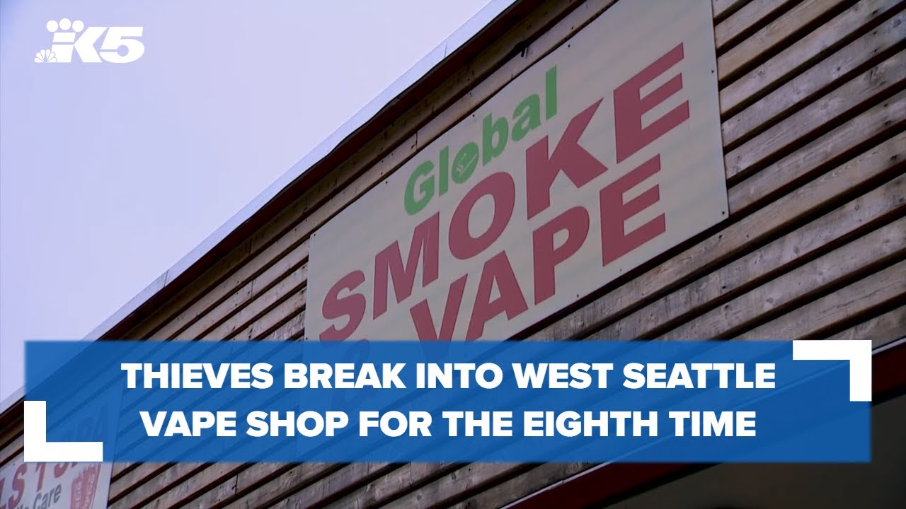 Vape shop broken into for the 8th time in one month