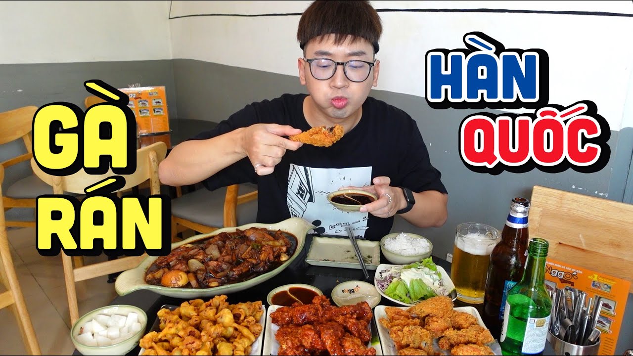 Vô tiệm gà rán ENGGO đánh chén 2 con gà to đùng || Ninh Eating ăn gì series