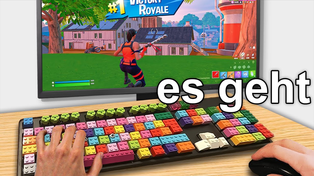 Ich baue eine Tastatur aus LEGO