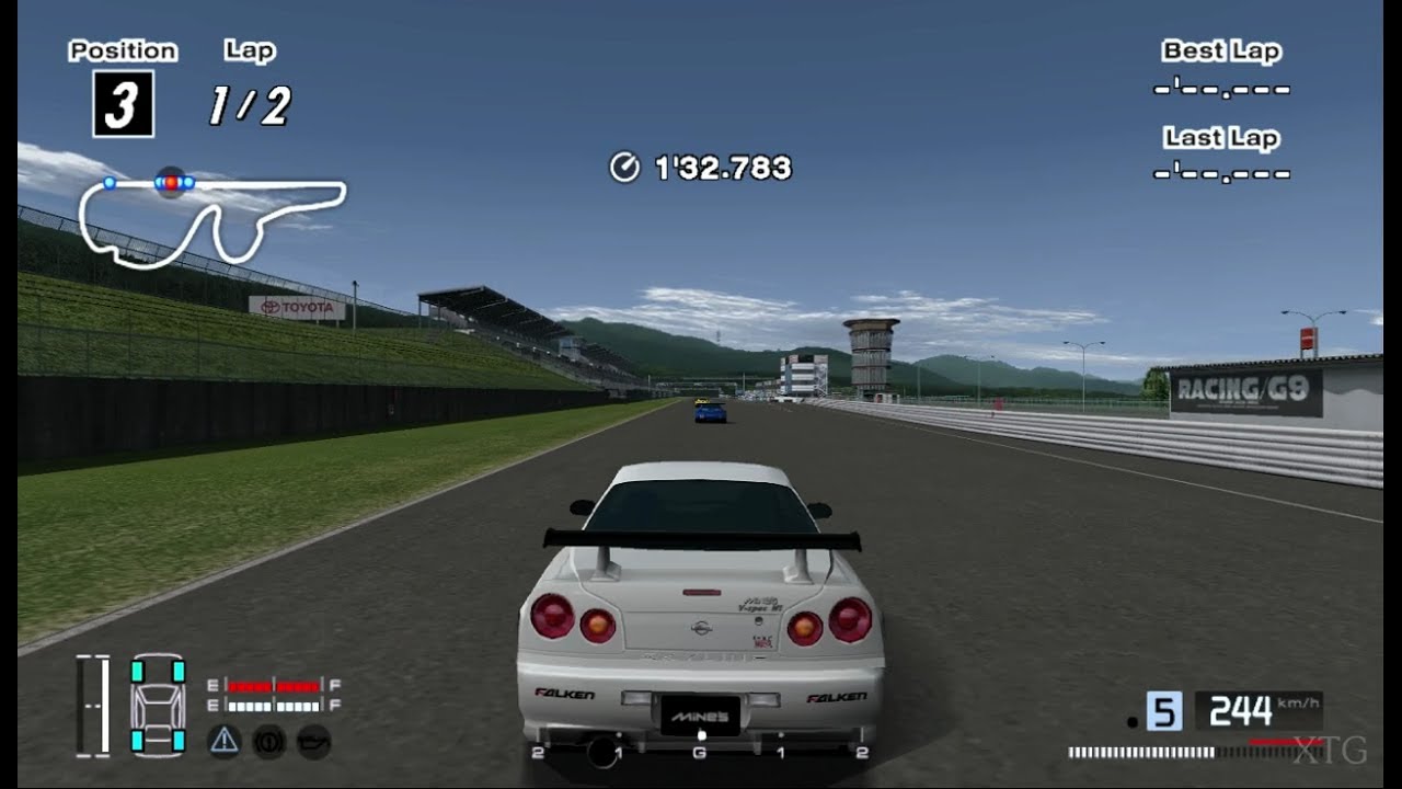 [#878] Gran Turismo 4 - Mine's BNR34 Skyline GT-R N1 V-spec base '00 Hybrid PS2 Gameplay HD