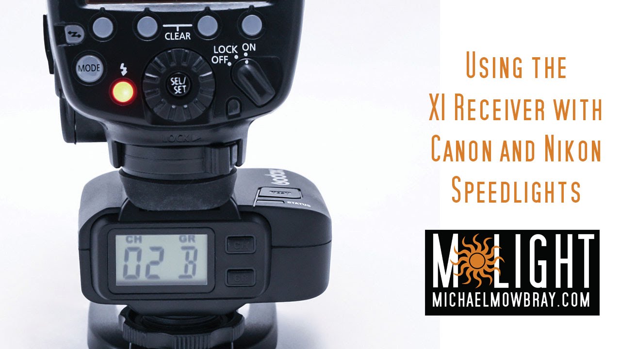Using the MoLight X1 Receiver with Canon and Nikon speedlights