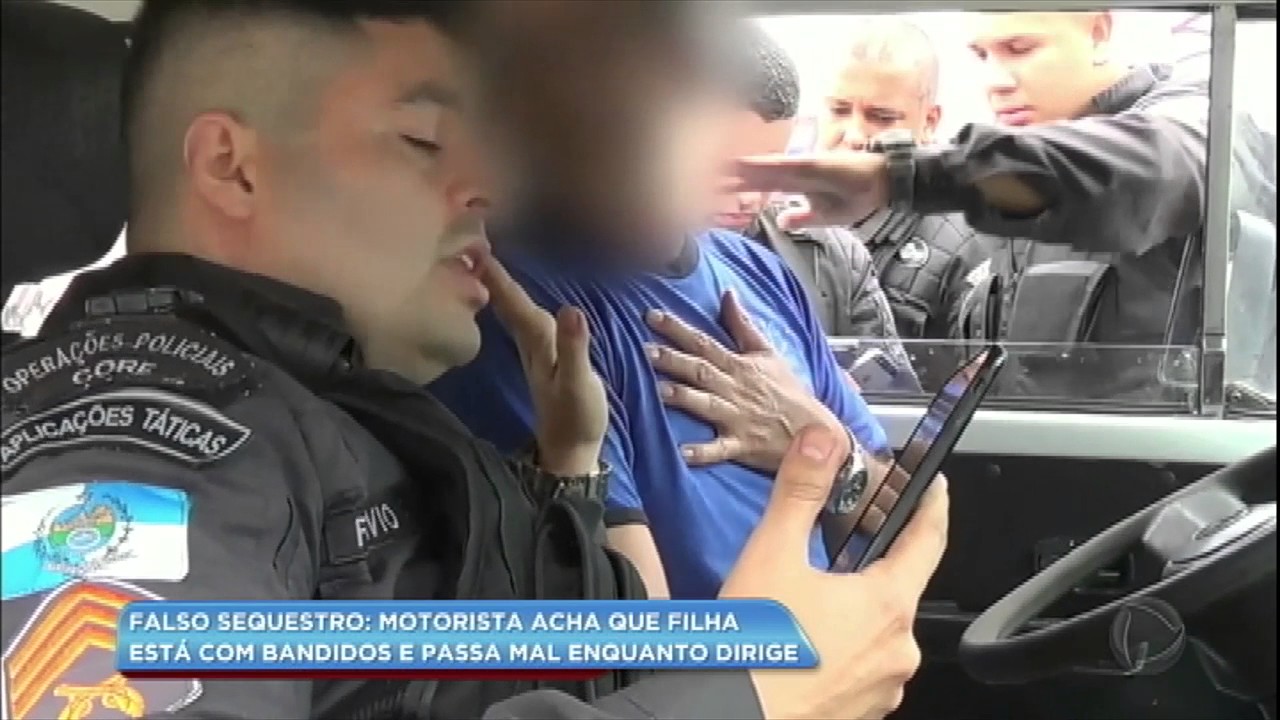Motorista passa mal ao receber telefonema sobre falso sequestro da filha